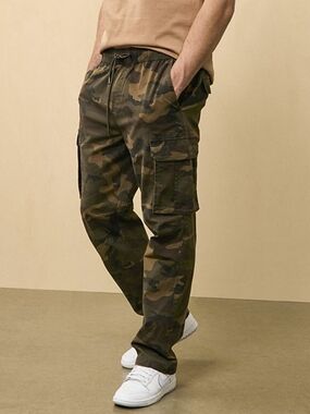 CSG Cargo Men's Camouflage Cargo Pants - Olive/Tan/Black Size Small